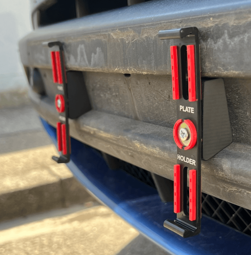 Frameless License-Plate Holder Adapter