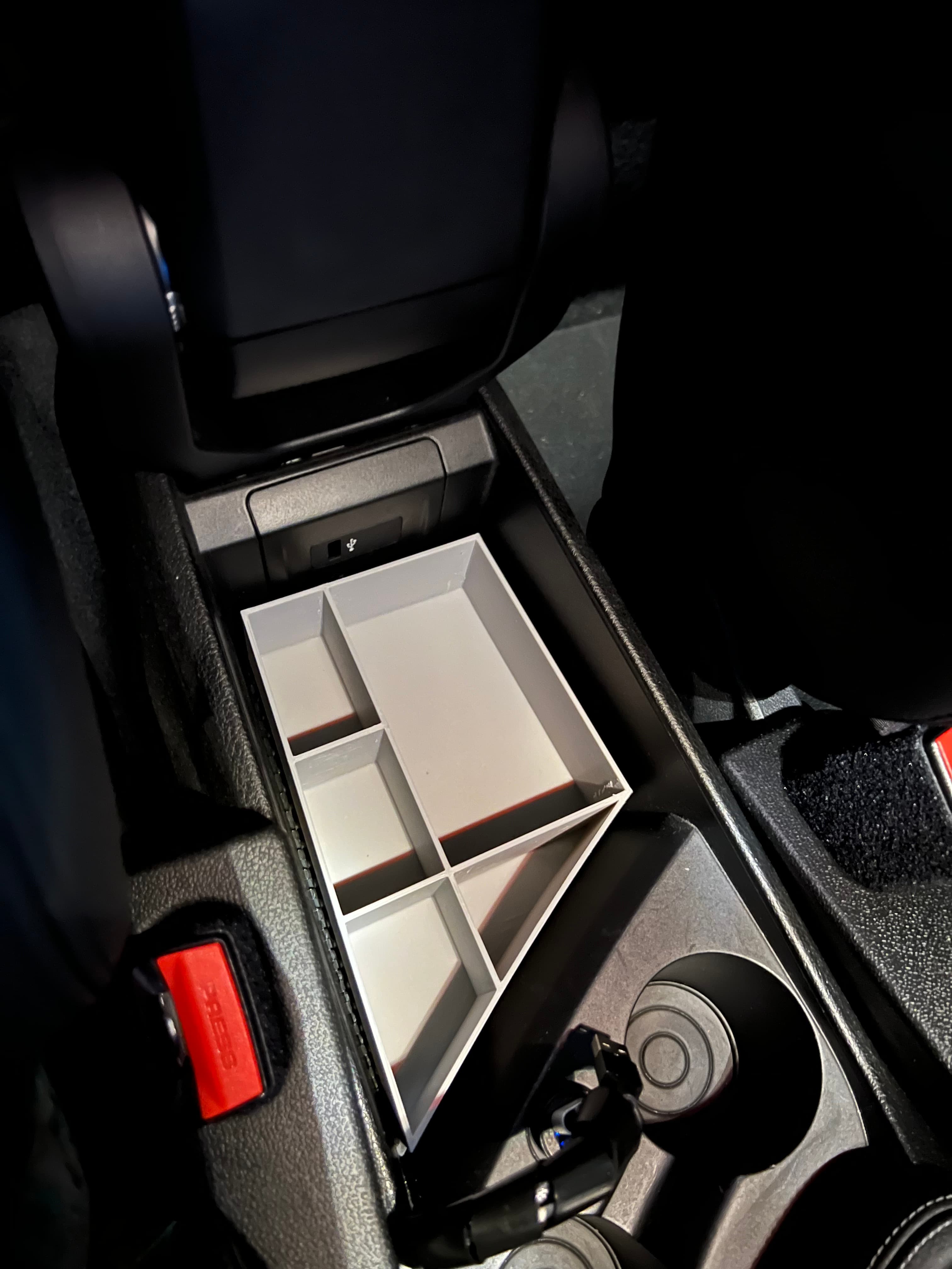 RHD Armrest-Compartment Organizer Tray
