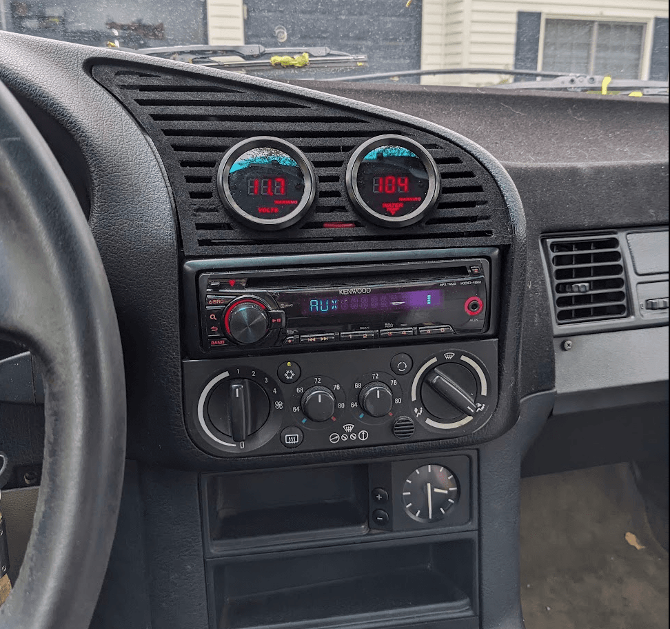 Double 52 mm Centre-Vent Gauge Panel