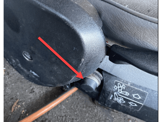 Front Seat-Belt Bolt Cap