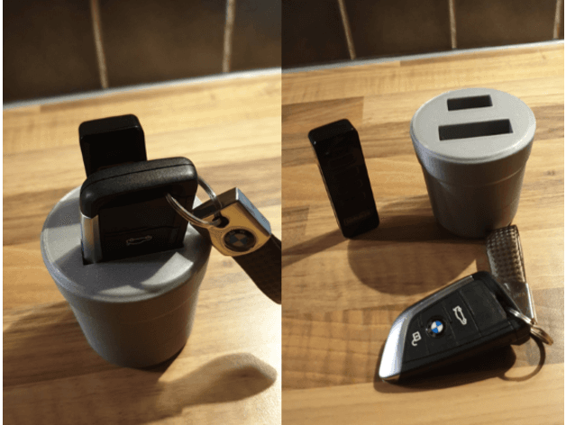 Key-and-Remote Cup-Holder Insert