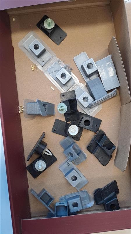 Compact Door-Panel Clip-Holder Strip